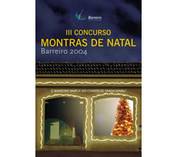 III Concurso de Montras de Natal Mais de 40 montras a concorrer