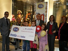 Inauguração da C&A MODAS no Forum Barreiro Doação de 2.500,00 euros a duas instituições de solidariedade social locais