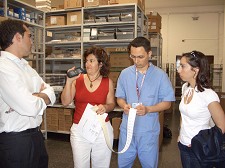 HOSPITAL DE FARO VISITA HOSPITAL DO BARREIRO O sistema de videovigilância foi umas das áreas de interesse para o Hospital de Faro