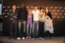 Atletas Nike Inauguram nova sede da marca