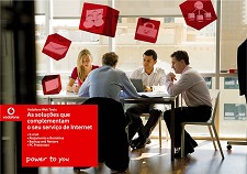 Vodafone lança serviços de E-mail e Internet personalizáveis para Profissionais e Empresas