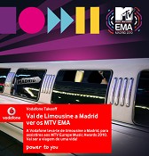 Vodafone leva fãs aos MTV Europe Music Awards em Madrid