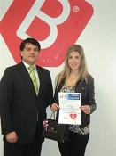 Barreiro Retail Planet Premiou melhores declarações de amor . Vencedora Maria Luísa Andrez do Barreiro