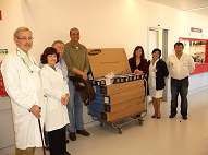 Oncologia do Hospital do Barreiro Recebe televisores, suportes e cabos oferta dos trabalhadores da Autoeuropa