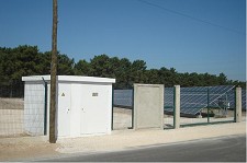 Central Fotovoltaica da Quinta do Anjo em Palmela Constituída por 10.720 painéis fotovoltaicos de silício monocristalino