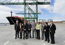 Grupo Auchan visita Porto de Sines e ZILS