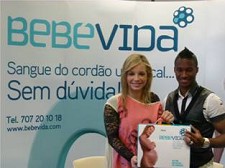 Luciana Abreu e Yannick Djaló optam por BEBÉ VIDA O casal escolhe BEBÉ VIDA para fazer a criopreservação das células estaminais da segunda filha