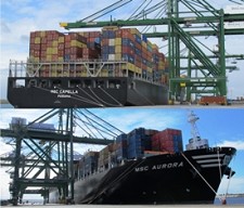 Sines recebe viagem inaugural de mais dois megacarriers