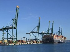 SINES - Terminal XXI já instalou 6º pórtico no cais