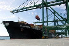Sines recebe primeiro navio do «Pendulum Service» para a África do Sul