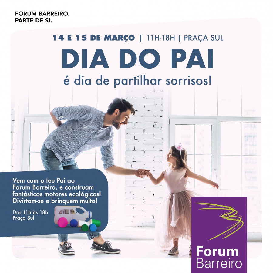 FORUM BARREIRO Cancelamento das Ações do Dia do Pai
