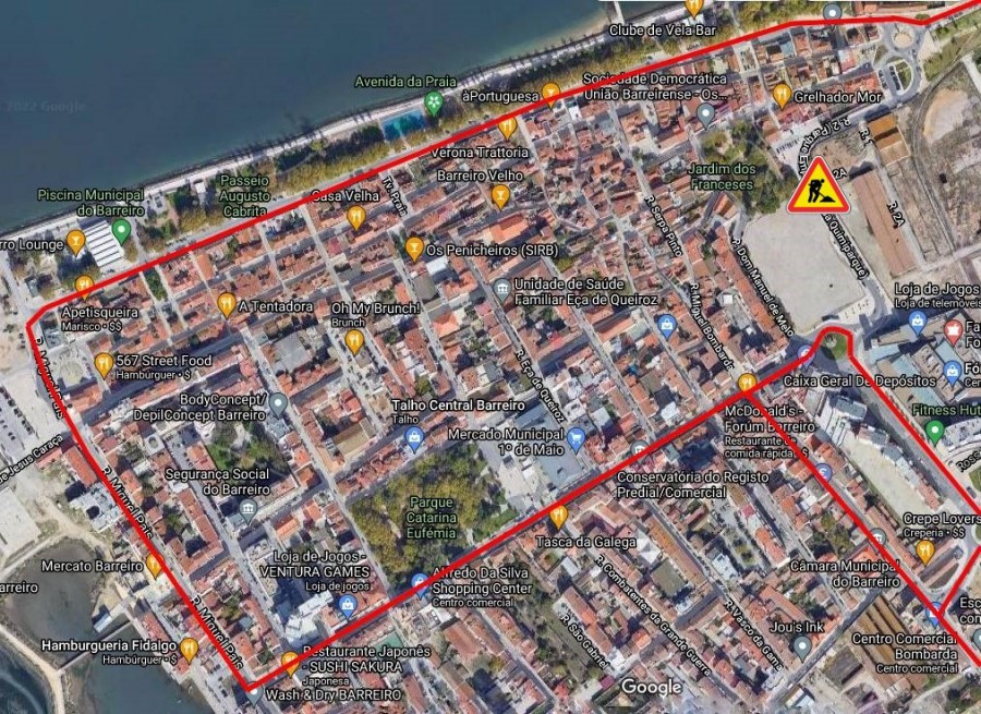 Transportes Colectivos do Barreiro Alteração Provisória de Percursos . Carreira 6 em ambos os sentidos