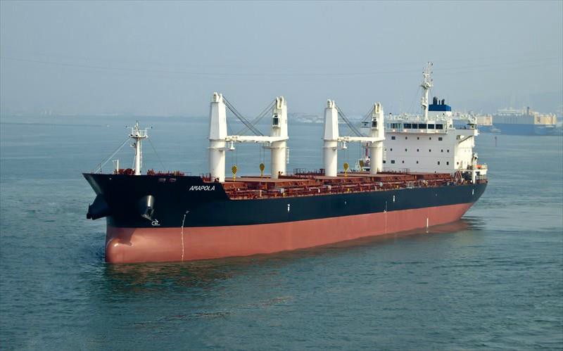 Navio graneleiro AMAPOLA em Setúbal 13 navios de mercadorias para o período de 6 6 a 12 de Novembro
