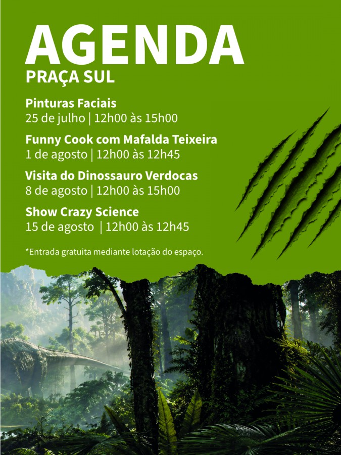 BARREIRO - No Barra Shopping Este verão há dinossauros, trampolins e experiências científicas