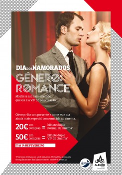 Centro Comercial Alegro Setúbal proporciona experiência V.I.P. CELEBRAR O AMOR DIA DOS NAMORADOS