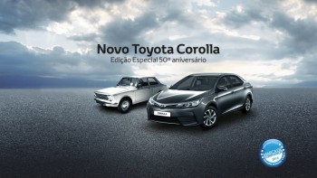 Toyota lança edição limitada do Corolla 50 anos Corolla é o modelo mais vendido do mundo