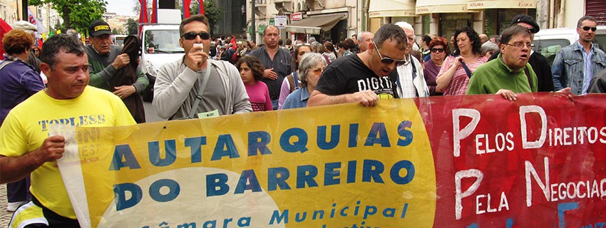 Célula dos Trabalhadores das Autarquias do Barreiro do PCP Manifesta repúdio pelos atropelos aos direitos dos trabalhadores das Autarquias
