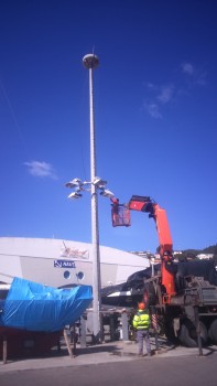 Sesimbra - Reformulação da iluminação pública na zona dos estaleiros Porto de Sesimbra moderniza Rede de Iluminação Pública