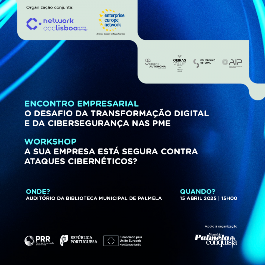 Na Biblioteca Municipal de Palmela Encontro Empresarial debate transformação digital e cibersegurança