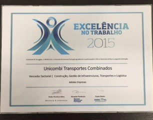 Barreiro / Seixal - Unicombi 1º lugar no ranking das 10 Melhores Empresas em Excelência no Trabalho