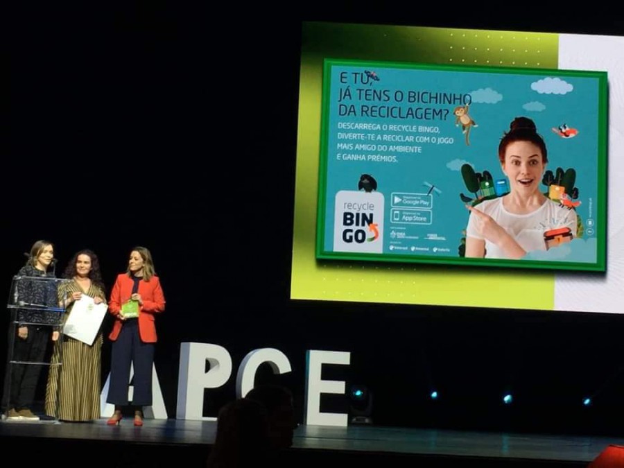 Setúbal - Aplicação Recycle BinGo desenvolvida pelas empresas Amarsul, Valorlis e Valorsul. Melhor APP no Grande Prémio APCE’19