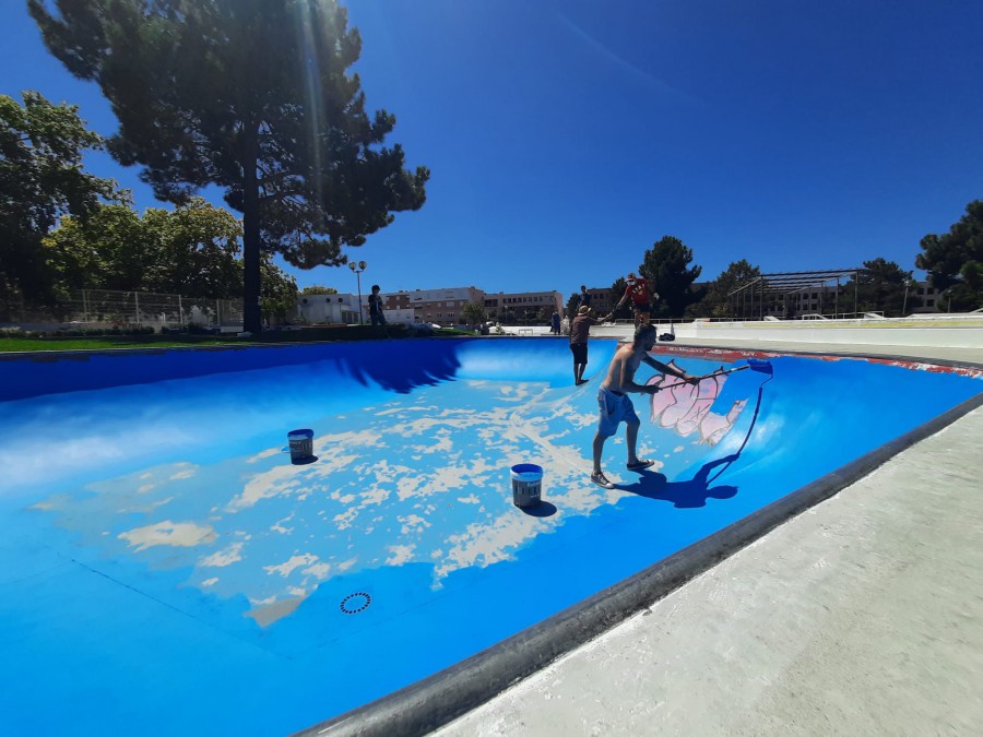 Uma parceira com a Junta de Freguesia de Santo André e Câmara Municipal de Santiago do Cacém Águas de Santo André apoia projeto «Dar nova cor ao Skate Park”»