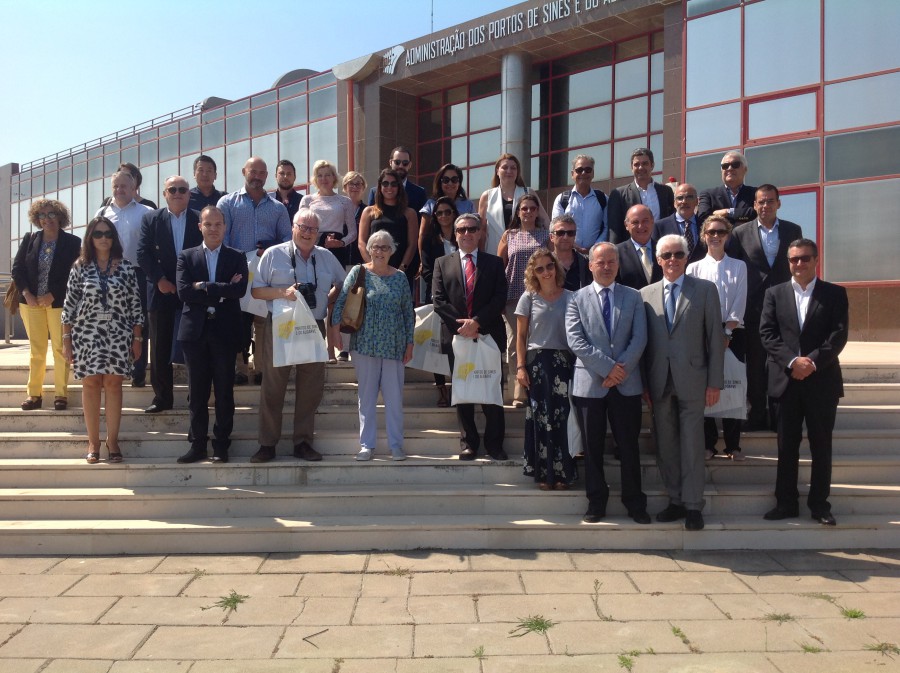 Delegação da Portugal Shipping Week visitou Porto de Sines Afirmar o posicionamento de Portugal nestes mercados