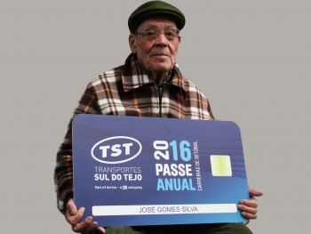 Passe anual para a região de Setúbal aos passageiros seniores TST OFERECE 19 PASSES A CLIENTES COM MAIS DE 90 ANOS