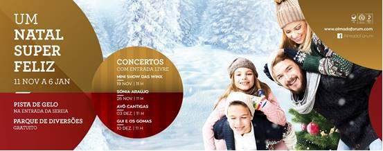 Almada - Concertos infantis gratuitos na Aldeia de Natal Show das Winx é o primeiro concerto que vai acontecer no Almada Forum
