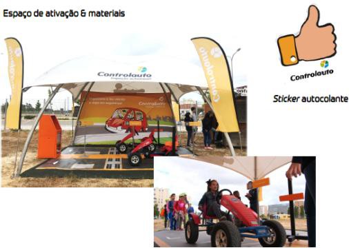 Na área de serviço de Alcácer da A2 – Auto-Estrada do Sul. Minicentro Controlauto promove segurança rodoviária na A2
