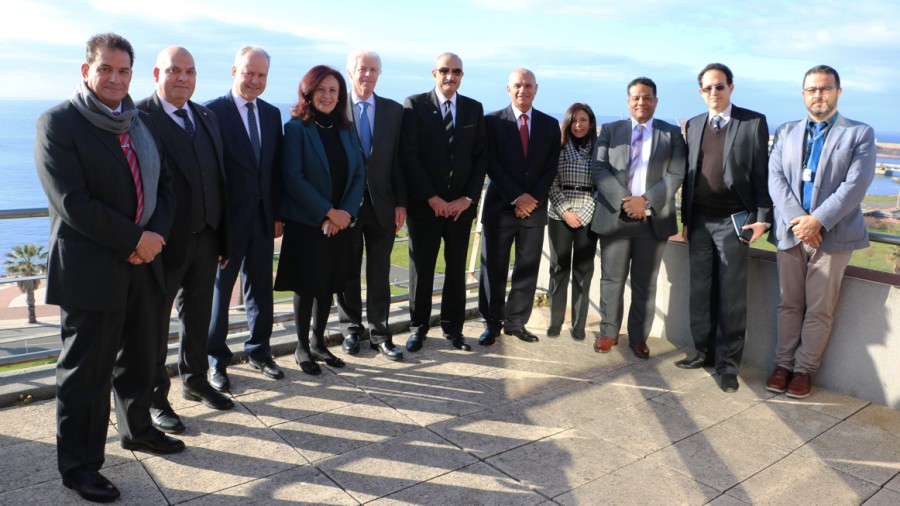 Embaixador do Egito e delegação da Zona Económica do Canal do Suez visitaram o Porto de Sines Troca de conhecimentos no âmbito dos sistemas de informação