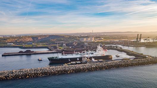 Terminal de Gás Liquefeito de Sines que recebeu hoje o seu 500º navio Uma porta de entrada privilegiada de gás de xisto norte americano no continente Europeu