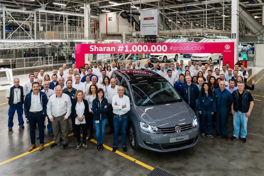 Milionésimo Volkswagen Sharan a sair das linhas de produção da fábrica de Palmela Autoeuropa - «Um Milhão de Sharan, um milhão de histórias»
