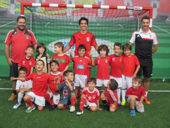Casa do Benfica do Barreiro no escalão de sub-10 Conquista Santarém Cup
