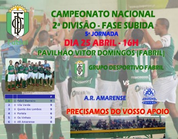 Barreiro - Futsal Fabril Ambiciona colocar distrito de Setúbal de novo na 1ª divisão