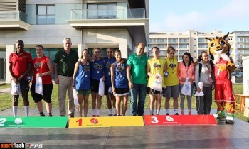 Barreiro - Saudação à Escola Secundária de Santo André e às suas atletas Campeãs Nacionais Juniores de Basquetebol 3x3 do Desporto Escolar