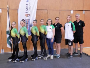 Campeonato Nacional de Patinagem Livre - Infantis e Iniciados Atletas do Grupo Desportivo Fabril do Barreiro resultados positivos