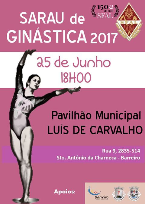 No Pavilhão Luís de Carvalho na Cidade Sol - Barreiro SFAL realiza Sarau Anual de Ginástica