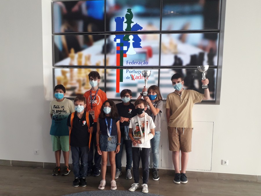 Campeonato Nacional de Jovens de Xadrez Artur Guia e Matviy Faryma levam Ferroviários do Barreiro ao topo