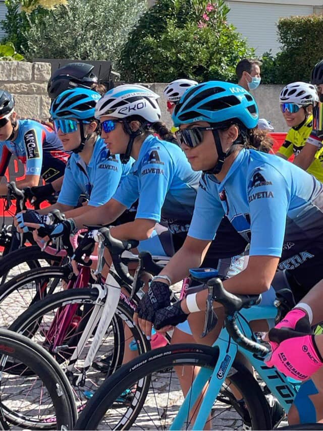 CLUBE DE CICLISMO D HELVETIA do Barreiro Presente na 1.ª Volta às Beiras Feminina