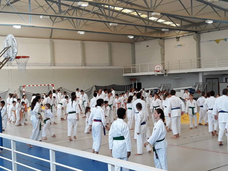 Barreiro - No Pavilhão da Escola de Santo António Estagio Internacional de Verão AKDS