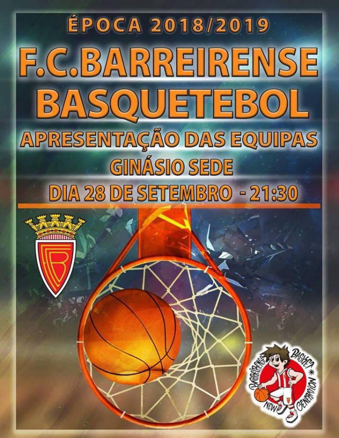 No Ginásio Sede do Futebol Clube Barreirense - Barreiro Apresentação das Equipas de Basquetebol para a época 2018/2019.