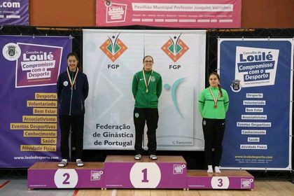 Campeonato Nacional de Duplo Minitrampolim e Tumbling Sofia Amaro, do Barreiro, atleta do Sporting Club de Portugal campeã nacional