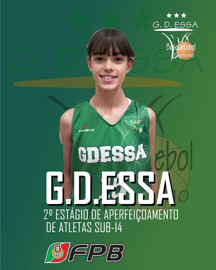 Maria Sousa da GDESSA BARREIRO Entre as 14 convocadas da Seleção Nacional de Sub16 Femininos