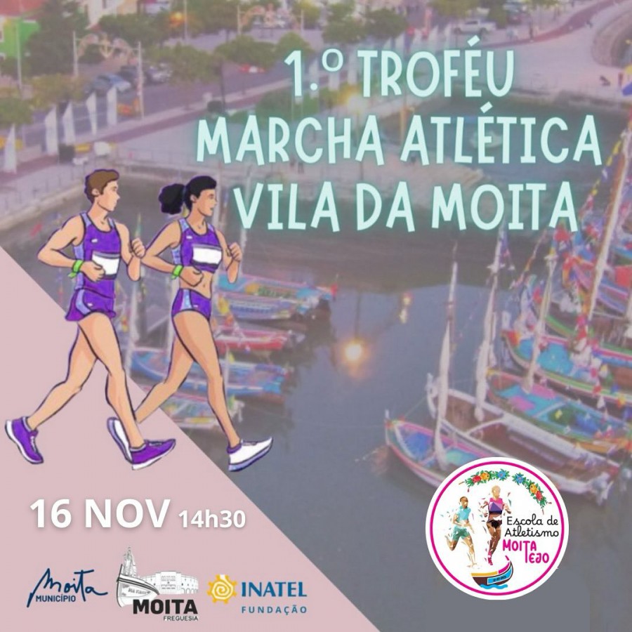 Circuito oficialmente aferido pela Federação Portuguesa de Atletismo Moita recebe 1º Troféu Marcha Atlética