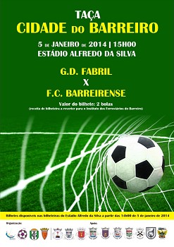 No Estádio Alfredo da Silva Taça Cidade do Barreiro GD Fabril -FC Barreirense