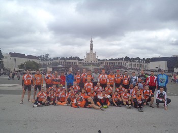 Raid Barreiro-Fátima em BTT Cerca de 178Km em duas etapas com os 44 participantes