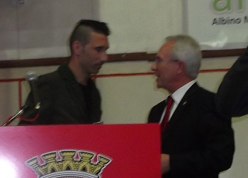 Barreiro - Homenagem a Bruno Costa Capitão de equipa e um dos favoritos no mítico Dom Manuel de Mello . 400 jogos com a camisola do F.C.Barreirense