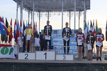 Centro historico de Palmela palco de uma final de Sprint do primeiro campeonato Europeu de Orientação realizado em Portugal