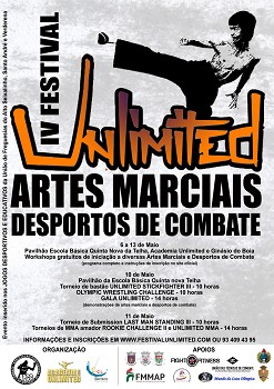 Barreiro recebe «Unlimited 2014» Festival Internacional de Artes Marciais e Desportos de Combate